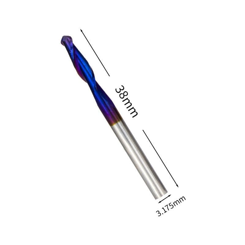 image-Alloy double-edged spiral ball end mill