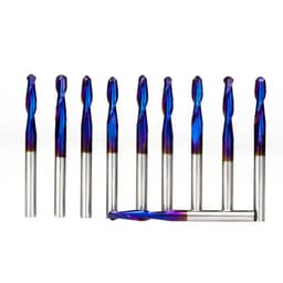 image-Alloy double-edged spiral ball end mill