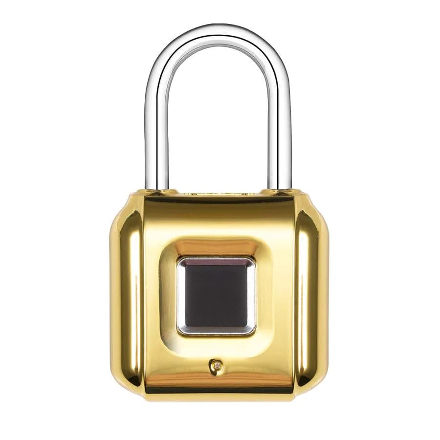 image-Fingerprint padlock home smart electronic door lock cabinet lock luggage small lock mini dormitory small anti-theft lock