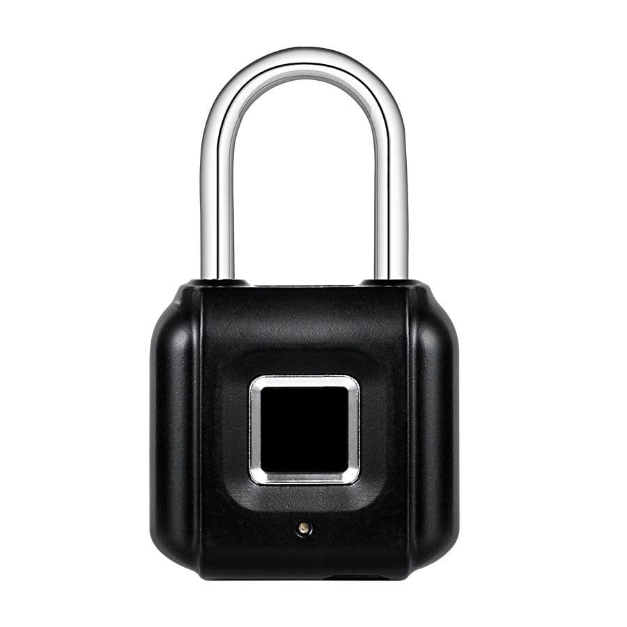 image-Fingerprint padlock home smart electronic door lock cabinet lock luggage small lock mini dormitory small anti-theft lock
