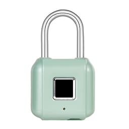 image-Fingerprint padlock home smart electronic door lock cabinet lock luggage small lock mini dormitory small anti-theft lock