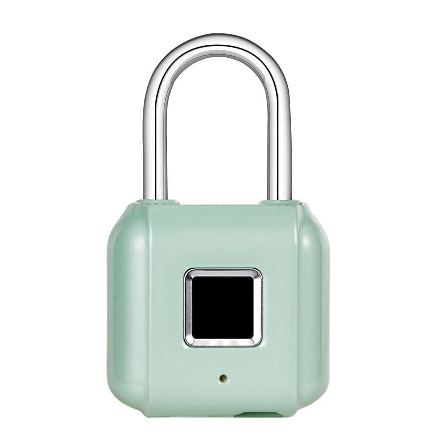 image-Fingerprint padlock home smart electronic door lock cabinet lock luggage small lock mini dormitory small anti-theft lock