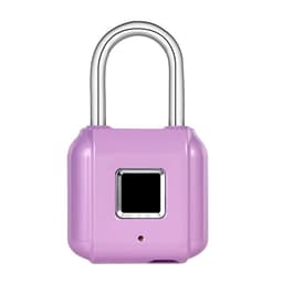 image-Fingerprint padlock home smart electronic door lock cabinet lock luggage small lock mini dormitory small anti-theft lock