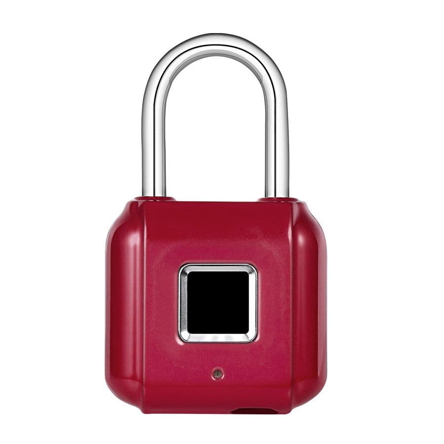 image-Fingerprint padlock home smart electronic door lock cabinet lock luggage small lock mini dormitory small anti-theft lock