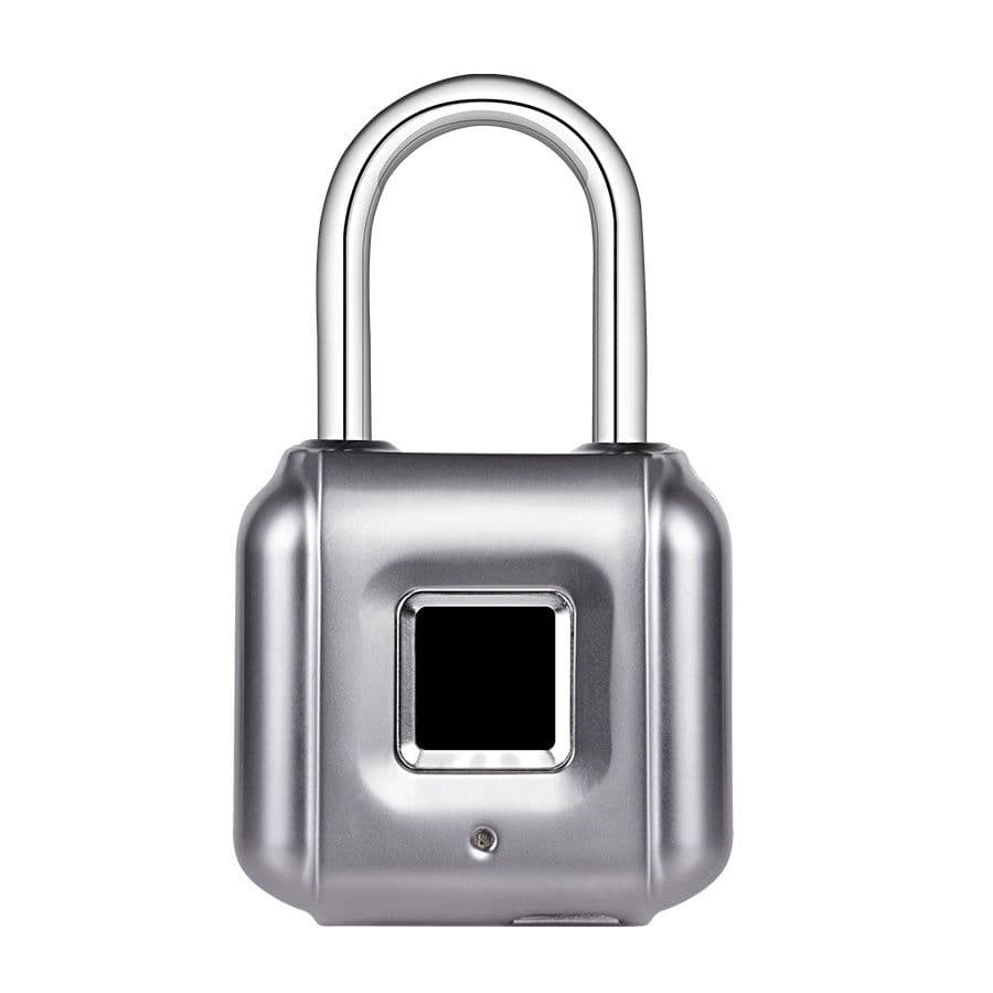 image-Fingerprint padlock home smart electronic door lock cabinet lock luggage small lock mini dormitory small anti-theft lock