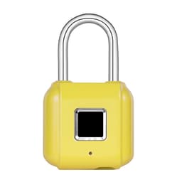 image-Fingerprint padlock home smart electronic door lock cabinet lock luggage small lock mini dormitory small anti-theft lock