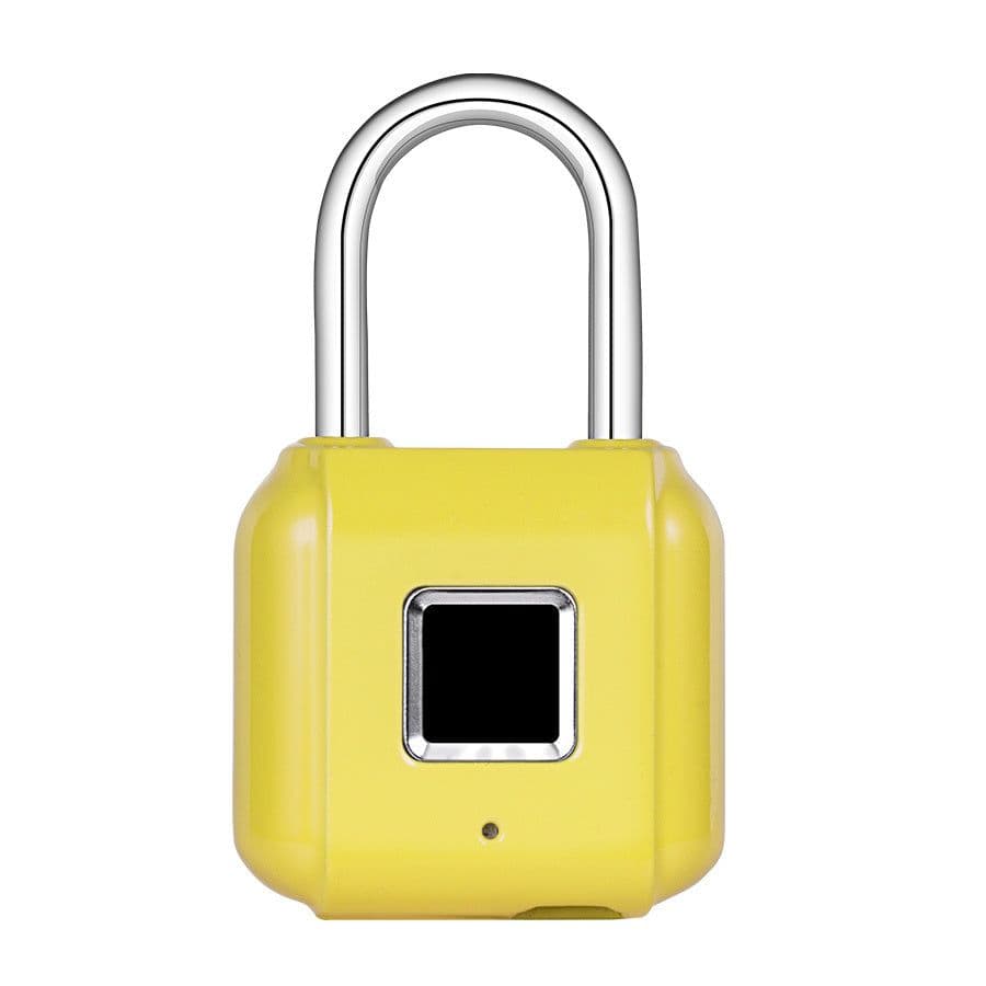 image-Fingerprint padlock home smart electronic door lock cabinet lock luggage small lock mini dormitory small anti-theft lock