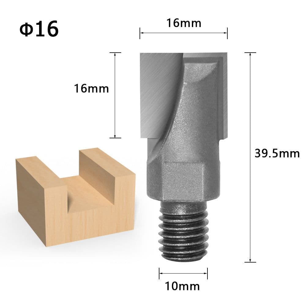 image-Threaded Spiral Clear Knife Wooden Door Lock Hole Carpenter Lock Slot