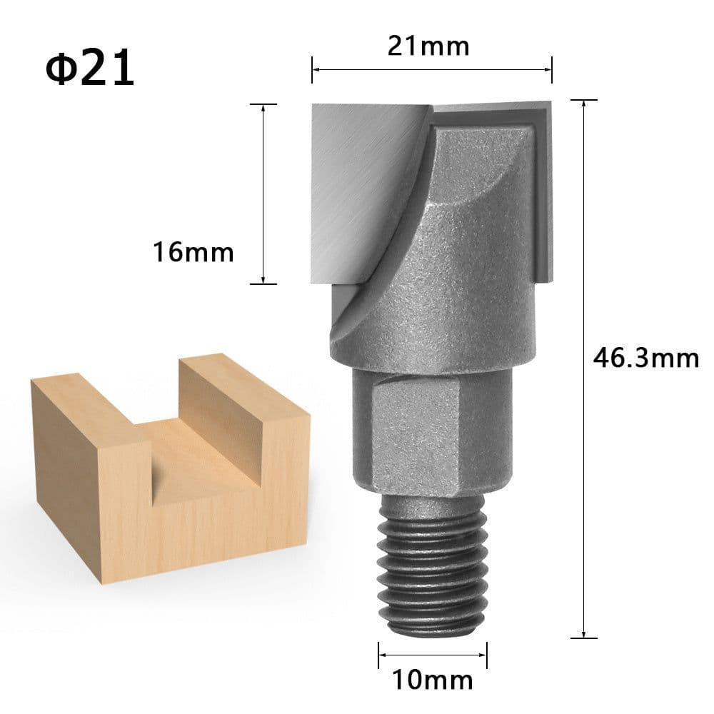 image-Threaded Spiral Clear Knife Wooden Door Lock Hole Carpenter Lock Slot