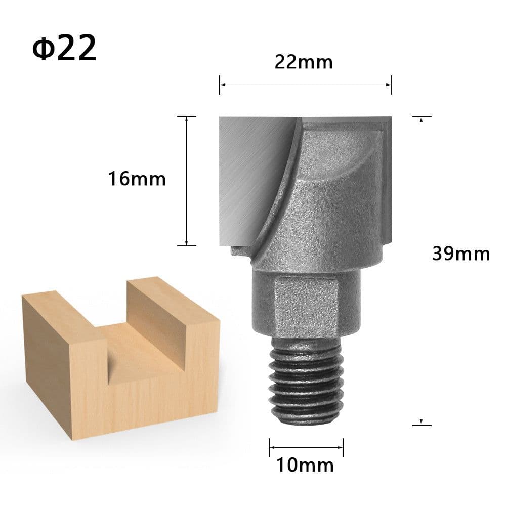 image-Threaded Spiral Clear Knife Wooden Door Lock Hole Carpenter Lock Slot