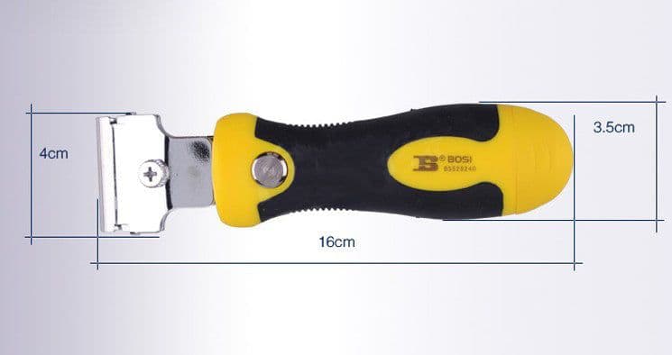 image-Telescopic Scraper Glass Ceramic Tile Cleaning Spatula Cleaning and Glue Removal Spatula Wall Floor With Four Blades