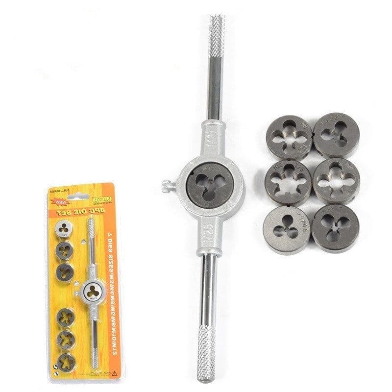image-Hand Tap Wrench die metric Die Holder Twister Set Hardware Tool Metric Tap Set