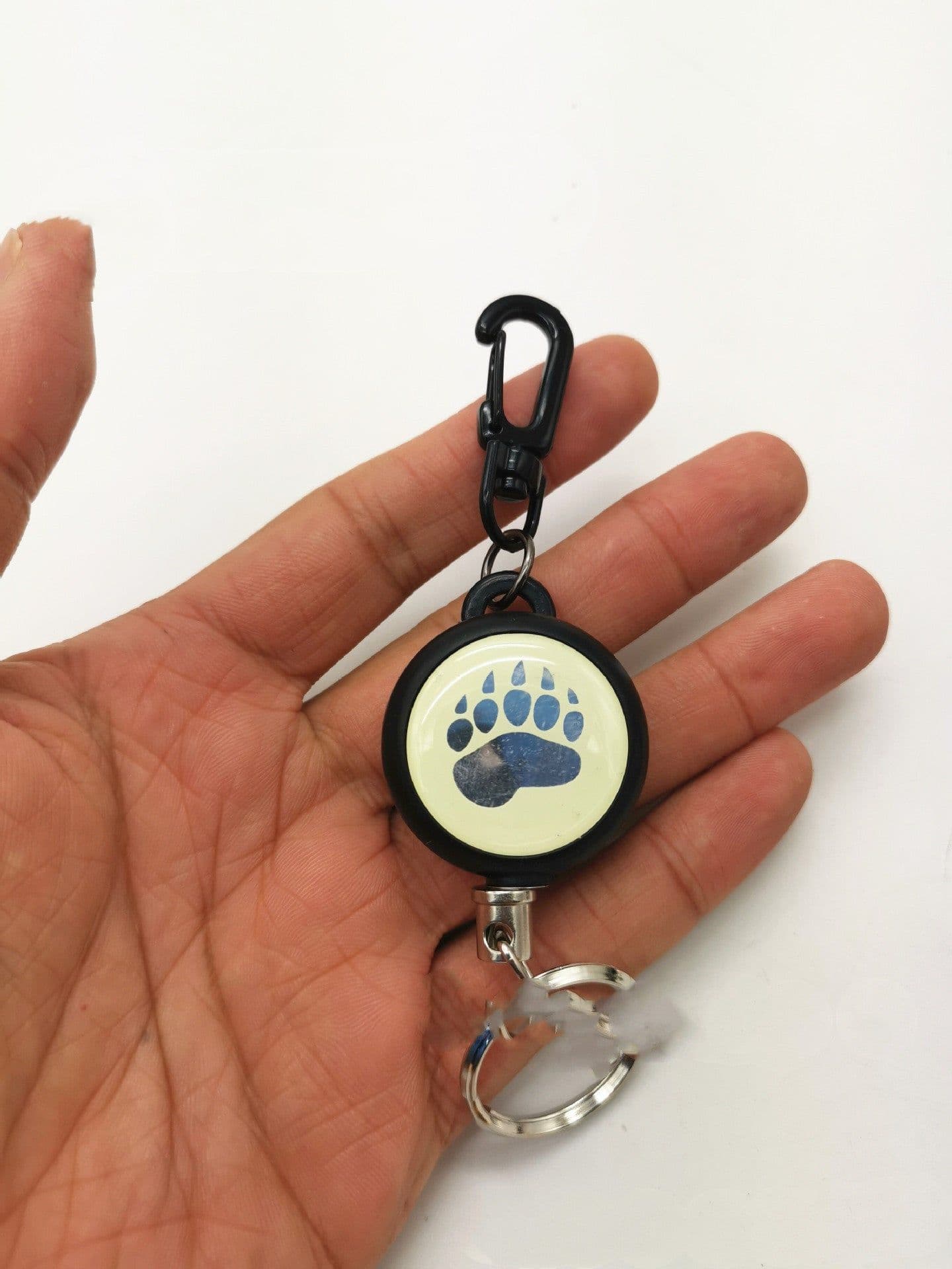 image-High Resilience Telescopic Wire Rope Key Ring