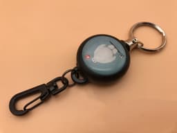 image-High Resilience Telescopic Wire Rope Key Ring