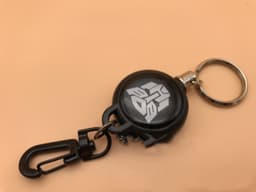 image-High Resilience Telescopic Wire Rope Key Ring