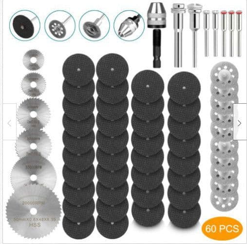 image-High Speed Hacksaw Blade Resin 8-hole Emery Blade Set