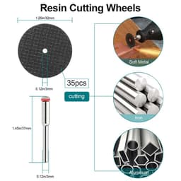image-High Speed Hacksaw Blade Resin 8-hole Emery Blade Set