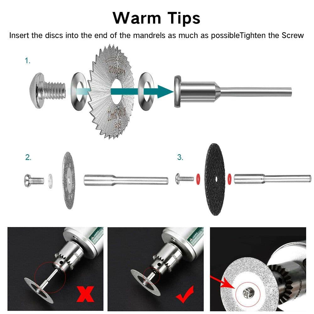 image-High Speed Hacksaw Blade Resin 8-hole Emery Blade Set