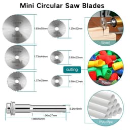 image-High Speed Hacksaw Blade Resin 8-hole Emery Blade Set
