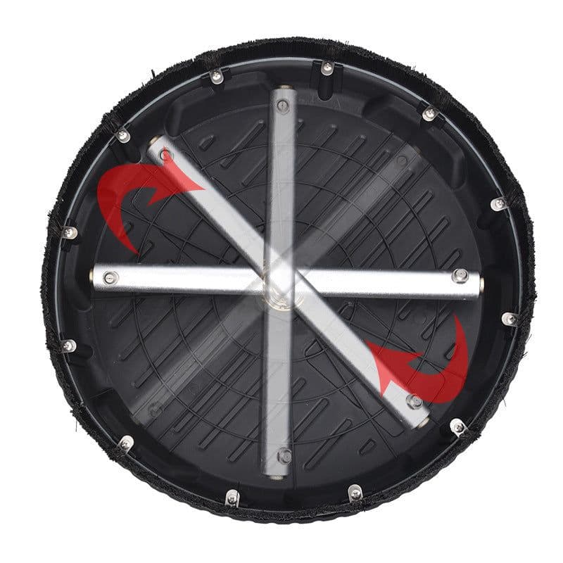 image-High Pressure Washer Disc Scrubber 15 inch Pavement Cleaning Scrubbing Brush