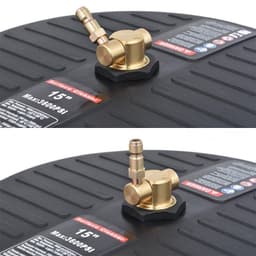 image-High Pressure Washer Disc Scrubber 15 inch Pavement Cleaning Scrubbing Brush