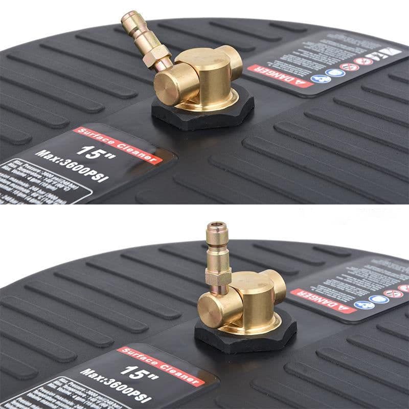 image-High Pressure Washer Disc Scrubber 15 inch Pavement Cleaning Scrubbing Brush