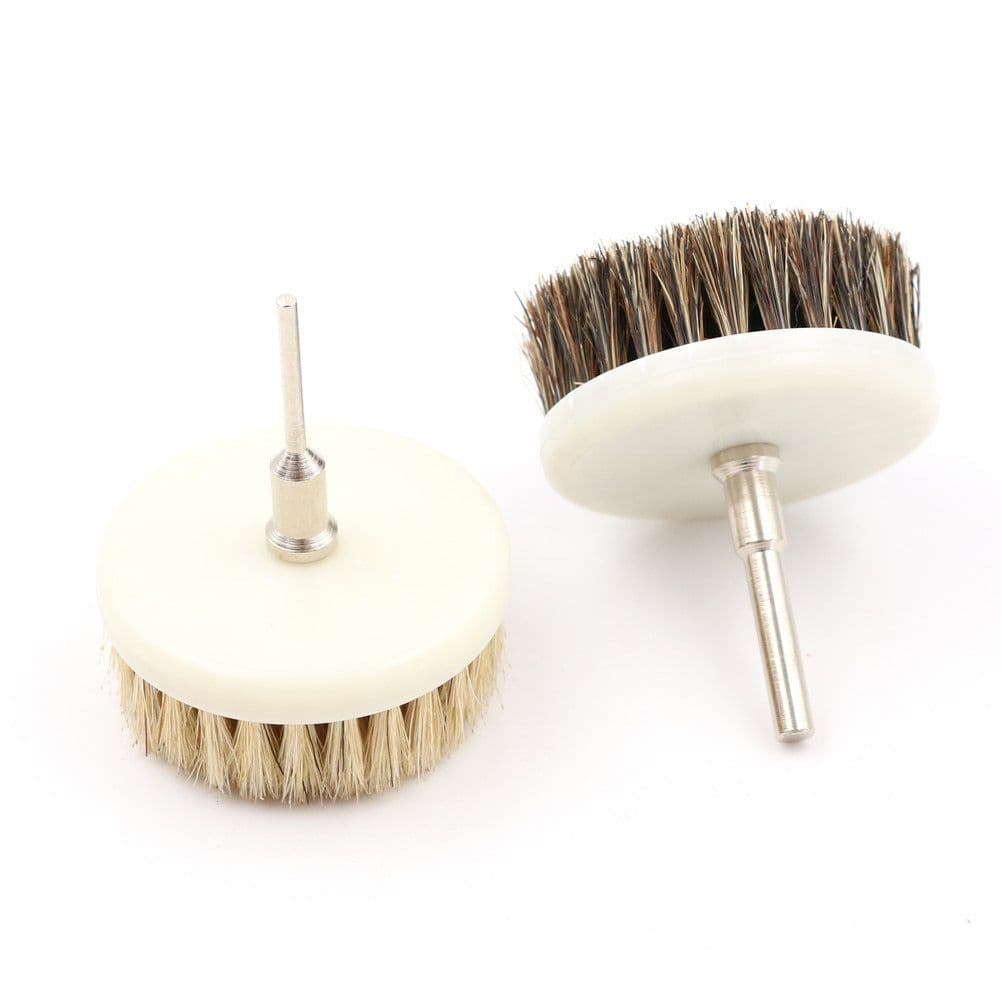 image-60mm Drill Power Scrub Clean Brush for Leather C Wooden Furniture Car Interors Cleaning Power Scrub