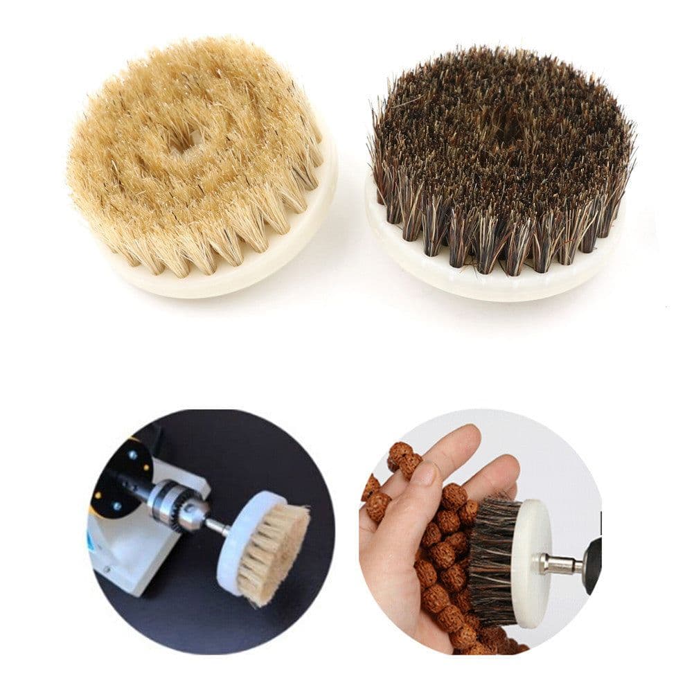 image-60mm Drill Power Scrub Clean Brush for Leather C Wooden Furniture Car Interors Cleaning Power Scrub