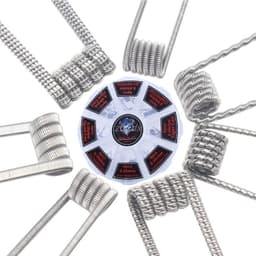 image-48pcs Pre Built Coils Rta Rda Flat Twisted Fused Clapton Qua