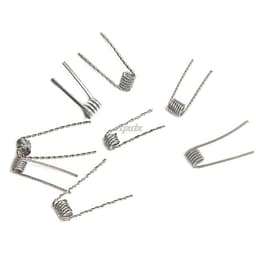 image-48pcs Pre Built Coils Rta Rda Flat Twisted Fused Clapton Qua