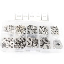 image-Gasket 304 Stainless Steel Flat Washer Set M1.6-M10