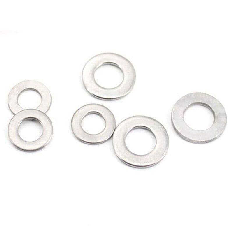 image-Gasket 304 Stainless Steel Flat Washer Set M1.6-M10