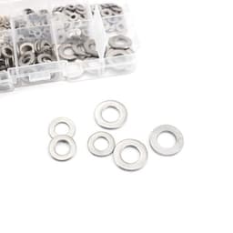 image-Gasket 304 Stainless Steel Flat Washer Set M1.6-M10