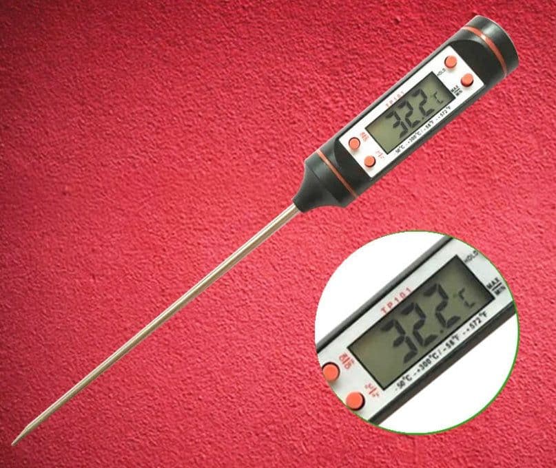 image-Kitchen oil thermometer kitchen barbecue baking temperature measurement electronic food thermometer