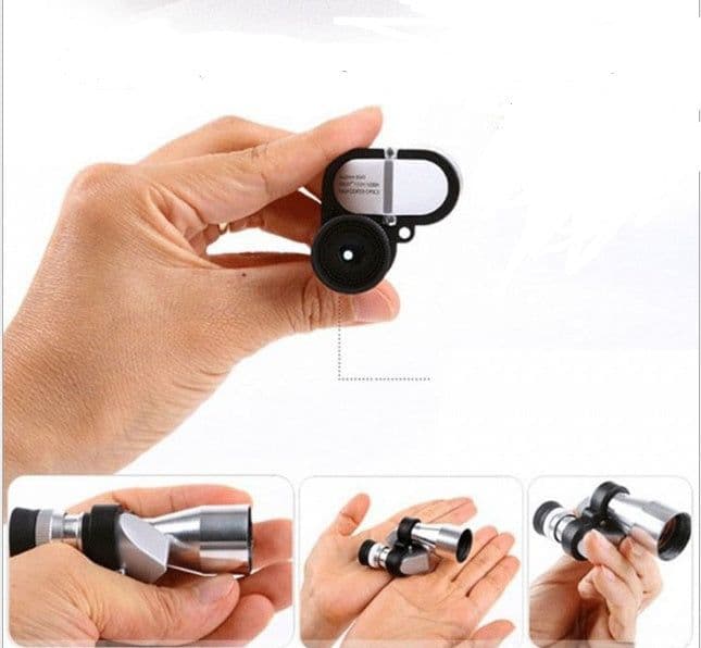 image-Aluminum alloy corner telescope 8 times mirror mini pocket type HD high heat