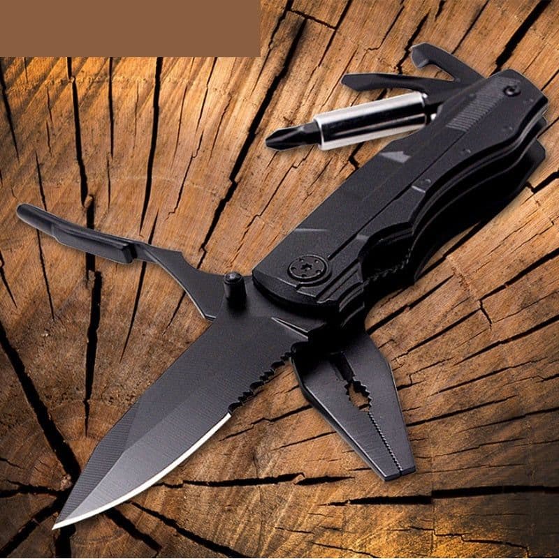 image-Cross-border special multi-purpose knife clamp portable folding tool pliers outdoor travel multi-function pliers gift pliers custom