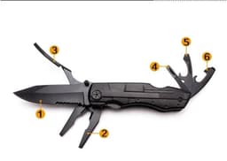 image-Cross-border special multi-purpose knife clamp portable folding tool pliers outdoor travel multi-function pliers gift pliers custom