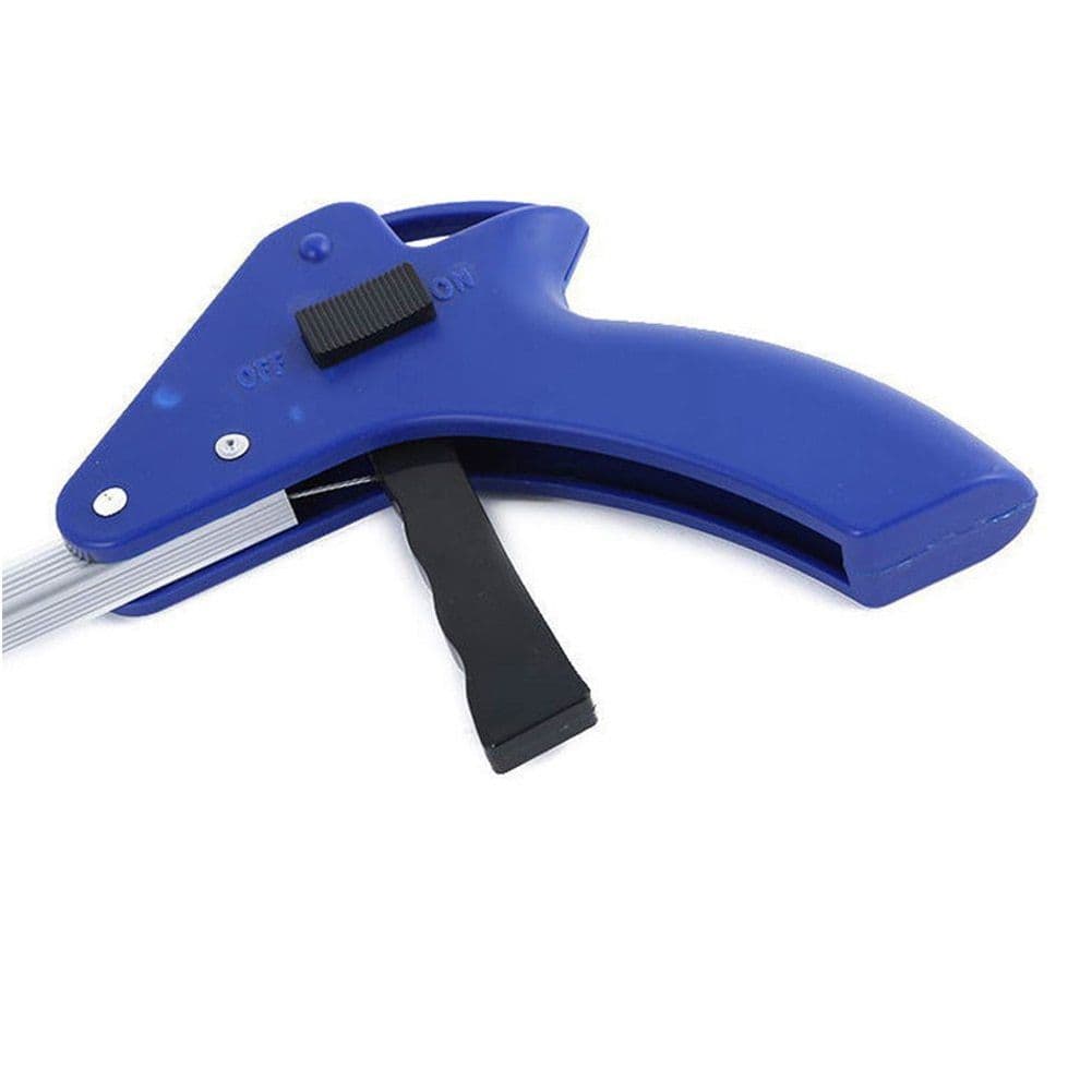 image-Aluminum alloy folding garbage clip picking device Household picking device Sanitation garbage clamp health clip
