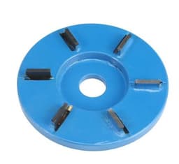 image-Meterk Six Teeth Power Wood Carving Disc Tool Milling Cutter For 16mm Aperture Angle Grinder Power Tool Accessories