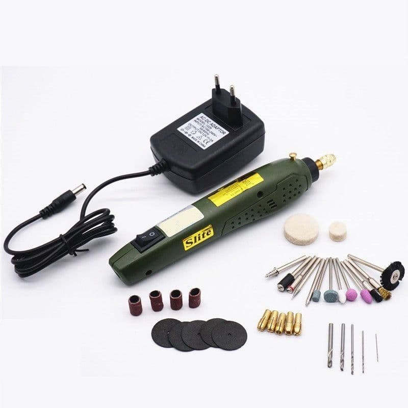 image-Mini electric grinder pen electric drill wenwan tools