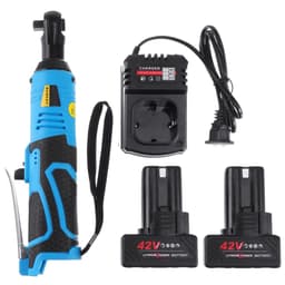 image-Electric Wrench Cordless Ratchet Rechargeable Scaffolding 90N.m Right Angle Wrench Tool With