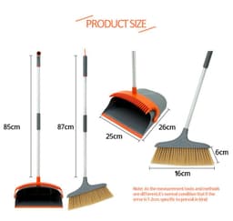 image-East New Fashion Luxury Broom Dustpan Combination Set Foldable Cleaning Tools House Helper