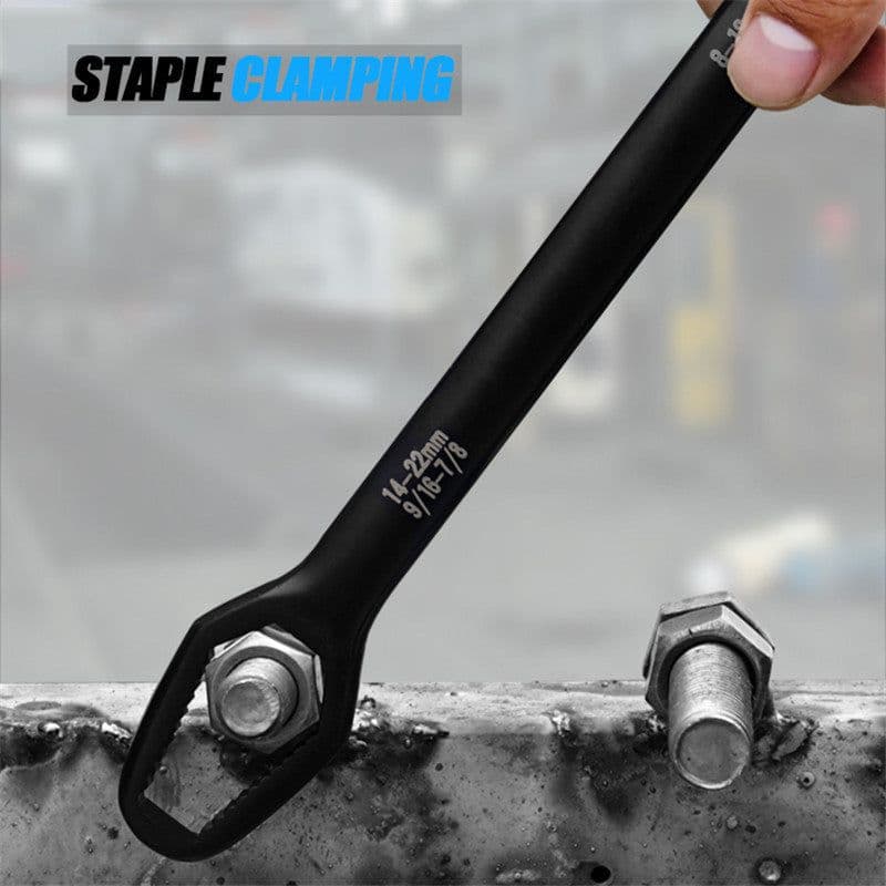 image-Universal Spanner 8-22mm Double-Head Key Set Screw Nuts Wrenches Repair Hand Tools For Car Bicycle Car
