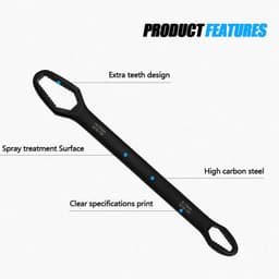 image-Universal Spanner 8-22mm Double-Head Key Set Screw Nuts Wrenches Repair Hand Tools For Car Bicycle Car