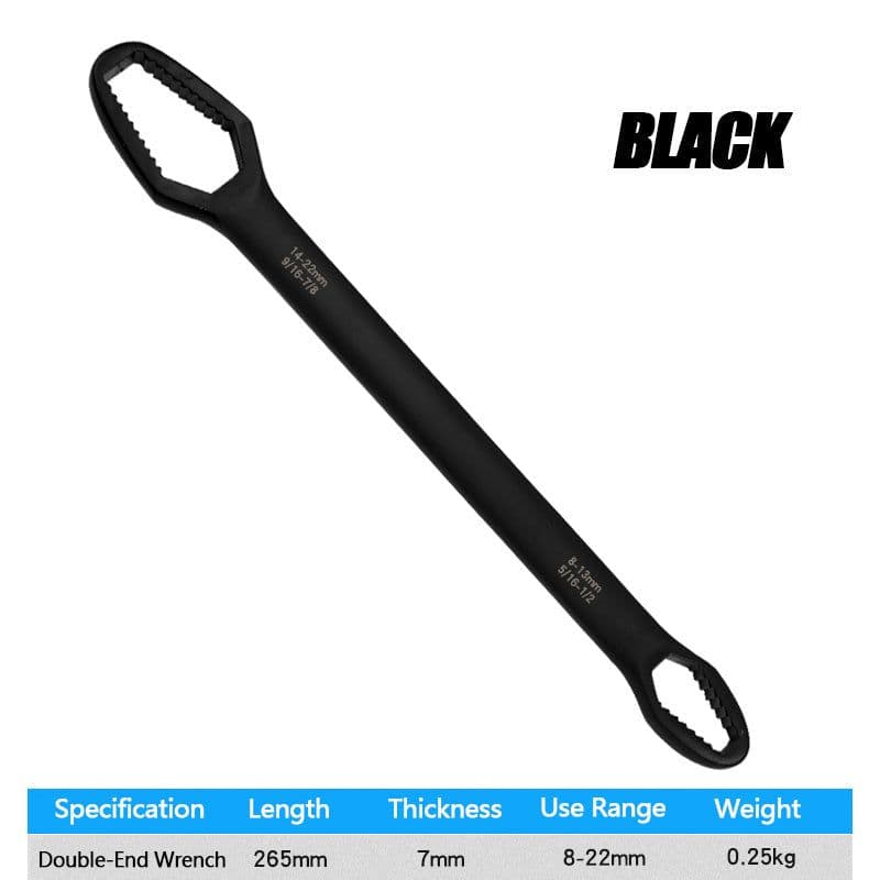 image-Universal Spanner 8-22mm Double-Head Key Set Screw Nuts Wrenches Repair Hand Tools For Car Bicycle Car