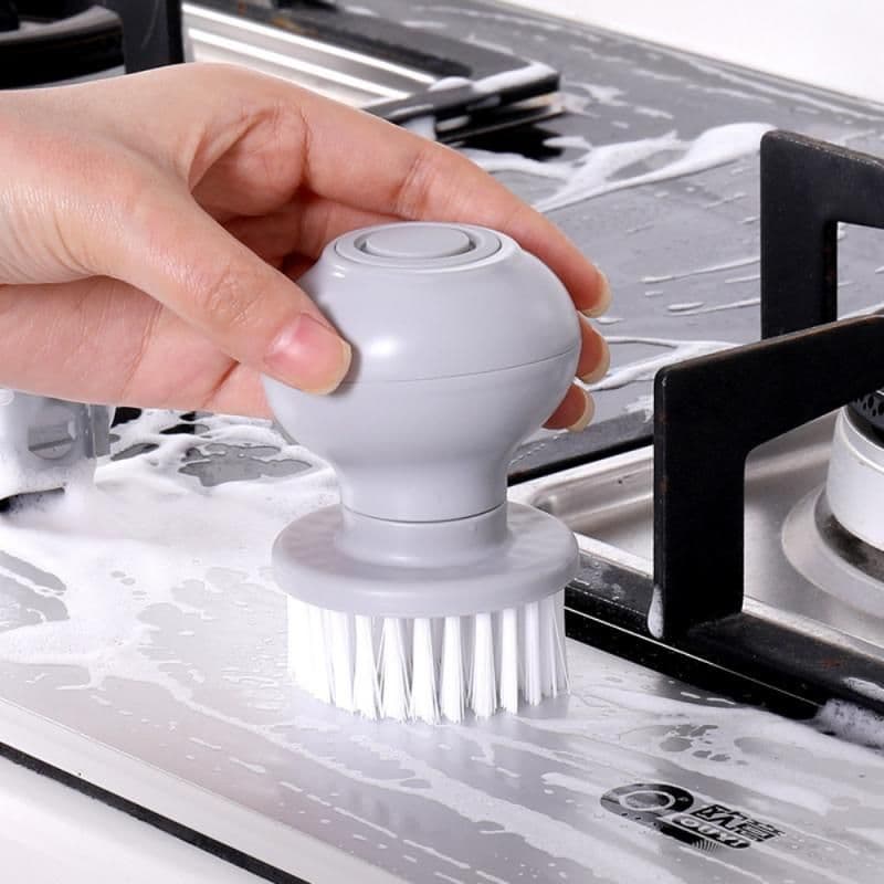 image-Cleaning Brushes Dish Washing Tool Soap Dispenser Refillable Pans Cups Bread Bowl Scrubber