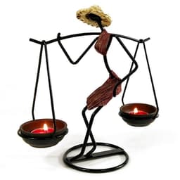 image-Candle Holder Romantic Candle Holder Carrying Girl Decoration
