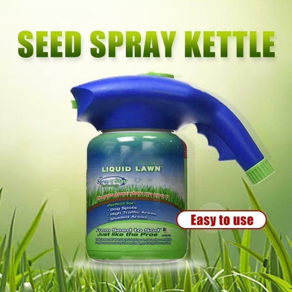 image-Liquid Lawn System Hydro Foam Professional Household Hydro Seeding Spray Device For Seed Care Garden Tools Home Garden Mousse