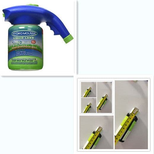 image-Liquid Lawn System Hydro Foam Professional Household Hydro Seeding Spray Device For Seed Care Garden Tools Home Garden Mousse