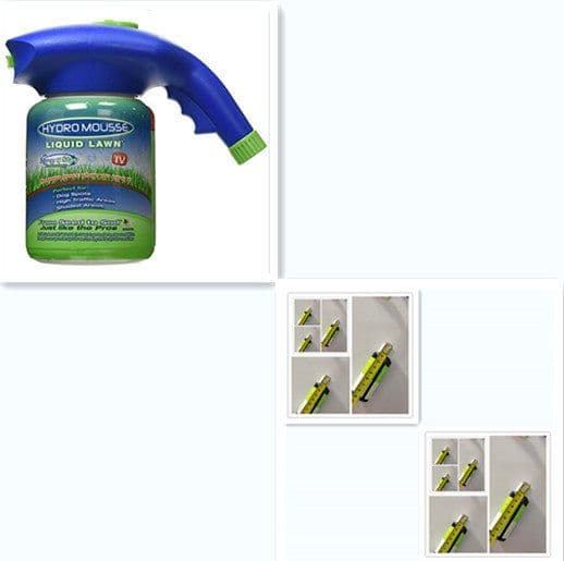image-Liquid Lawn System Hydro Foam Professional Household Hydro Seeding Spray Device For Seed Care Garden Tools Home Garden Mousse